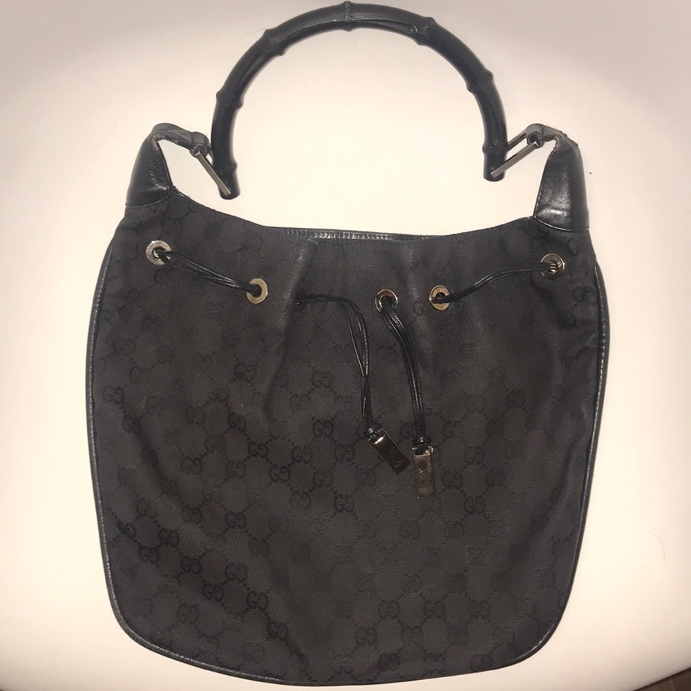 Authentic Gucci hobo bamboo handle